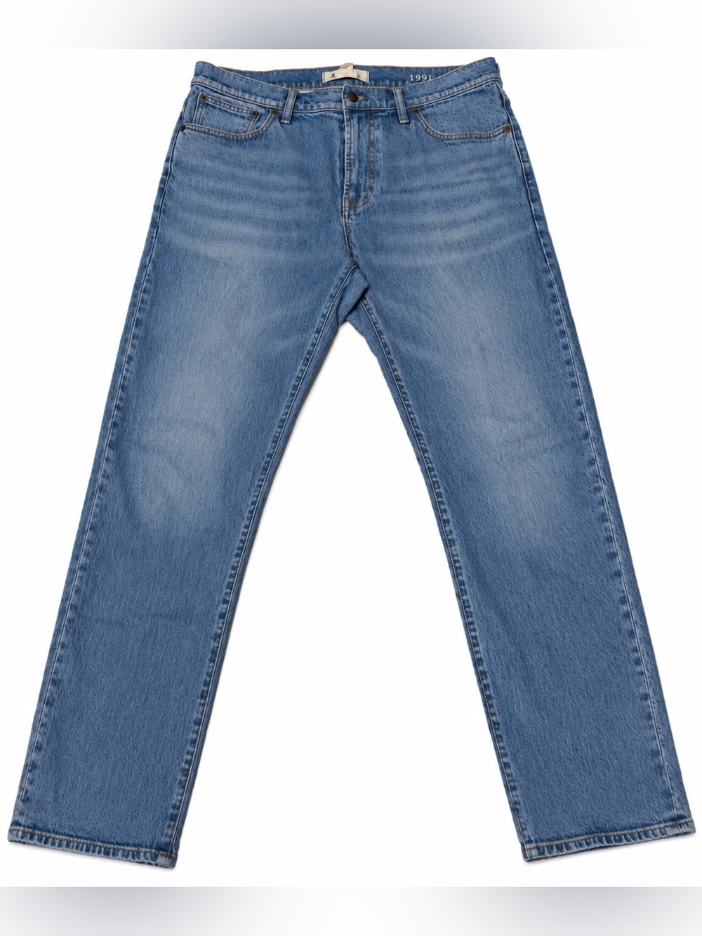 Madewell Men's Light Blue Wash 1991 Straight Jeans Size W32 L32